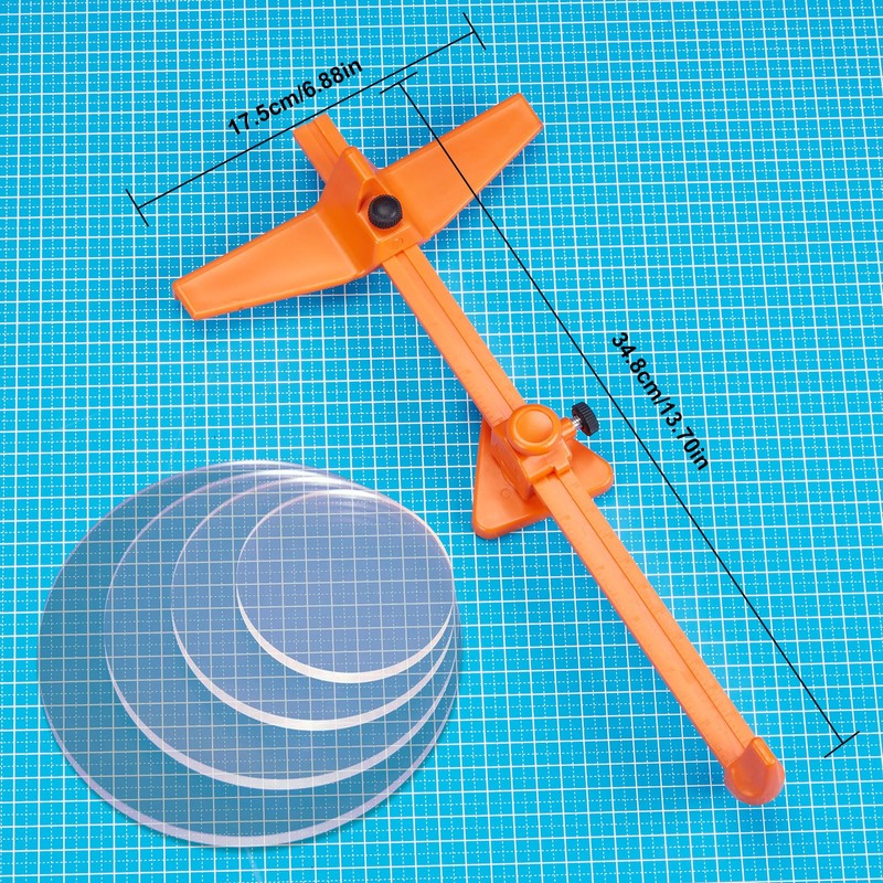 Fixm Glass Cutter, Glass Cutter, Window Glass, Round Diameter, Adjustable
