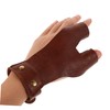 Mipcase Hunting Gloves Archery Finger Tabs for Bow Shooting Comfortable