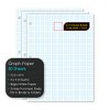 iScholar Quad Filler Paper, 4 Squares per Inch, 10.5 x