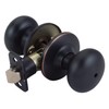 Design House 753038 Cambridge Universal Latch Privacy Door Knob, Adjustable