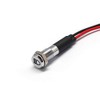 Alpinetech PL8MS 8mm 5/16" 12V LED Metal Signal Indicator Pilot