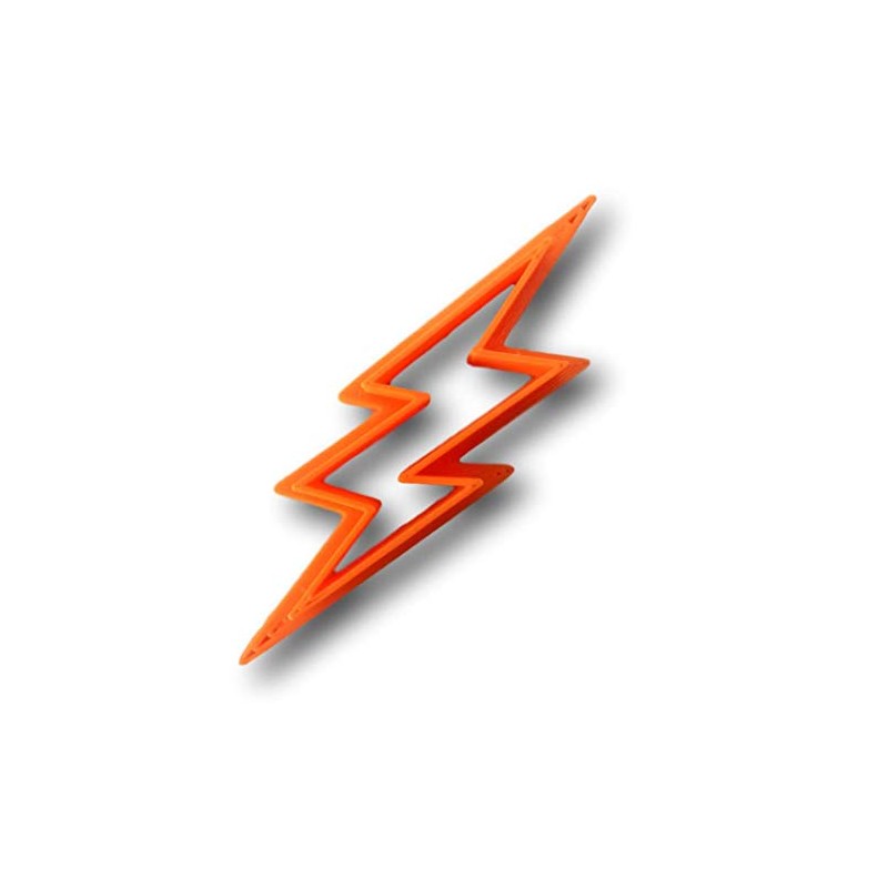 Lighting Bolt Cookie Cutter, Plastic, Mixed, 3"