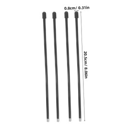 Sosoport 10pcs Internal Thread Spring Antenna for Cars Boats Airplanes Effortless Cleaning Unique Design Precision Craftsmanship for Adults