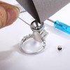 Sterling Silver Cremation Urn Ring for Ashes 925 Ash Cubic