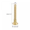 sourcing map Wood Screws M4 x 30mm Slotted Round Head