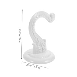 Levemolo 8 Sets Heavy Duty Ceiling Hooks for Hanging Plants Bird Feeders Wind Chimes Durable Metal Hooks for Use for Decor