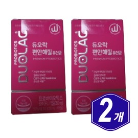 Duolac Comfortable Lactobacillus 30 capsules x 2 middle-aged women, senior women, elderly probiotics / 듀오락 편안해질 유산균 30캡슐 x 2개 중년 여성 시니어 여자 노인 프로바이오틱스