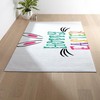 CafePress Hoppy Easter Decorative Area Rug, 7'x5' Throw Rug
