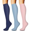 Laite Hebe 3 Pack Medical Compression Sock-Compression Sock For Women