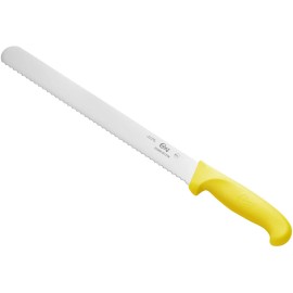 Choice 12" Serrated Edge Slicing / Bread Knife, NSF (select color below) - Yellow
