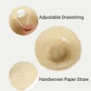 Womens Floppy Straw Sun Hat Packable Wide Brim Summer Beach