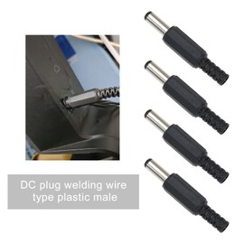 VGOL 20Pcs DC Male Connector Replacement Jack Coaxial Connector Adapter Stereo Headphone Socket Electrical Accessories for Small Electronics Projects