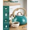 Tea Kettle Stovetop,2.0QT Loud Whistling Kettle for Boiling Water Coffee
