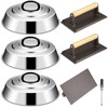 Tessco Griddle Accessories 3 Pcs 12.6 Inch Griddle Dome Cheese