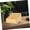 MAGICLULU Wooden Cell Phone Organizer with Compartments Multifunctional Desktop Storage