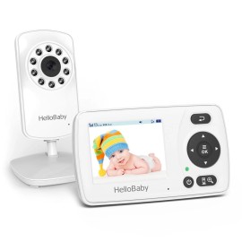 HelloBaby Monitor with Camera and Audio, 1000ft Long Range , 2.4" Screen
