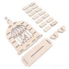 Wooden Chocolate Display Stand Bird Cage Style Dessert Display Shelves