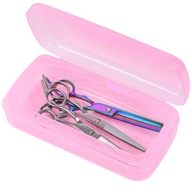 Soiiw Nail Tool Sterilizer Box Pink,Fully Transparent Plastic Sterilization Tray Storage Organizer for Tweezer,Eyelash Extensions,Nail Implement for Esthetician (Middle Size)