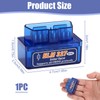 MDLSDE OBD2 Scanner Bluetooth Code Reader, Mini Car Scanner Car