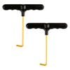 Lotsdonxia 2-Piece Trampoline Spring Puller Kit with T-Shaped Hook &
