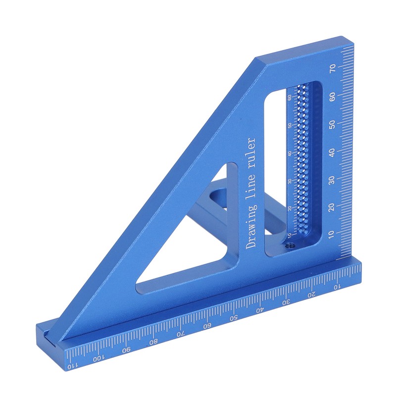 3D Multi Angle Measuring Ruler 45 90 Degree Aluminum Alloy