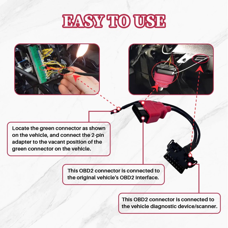 VZG Security Gateway Diagnostic OBD2 Cable for Ram 1500, SGW
