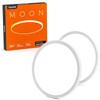 TALOYA 2 Pack Flush Mount LED Ceiling Light (Milk White