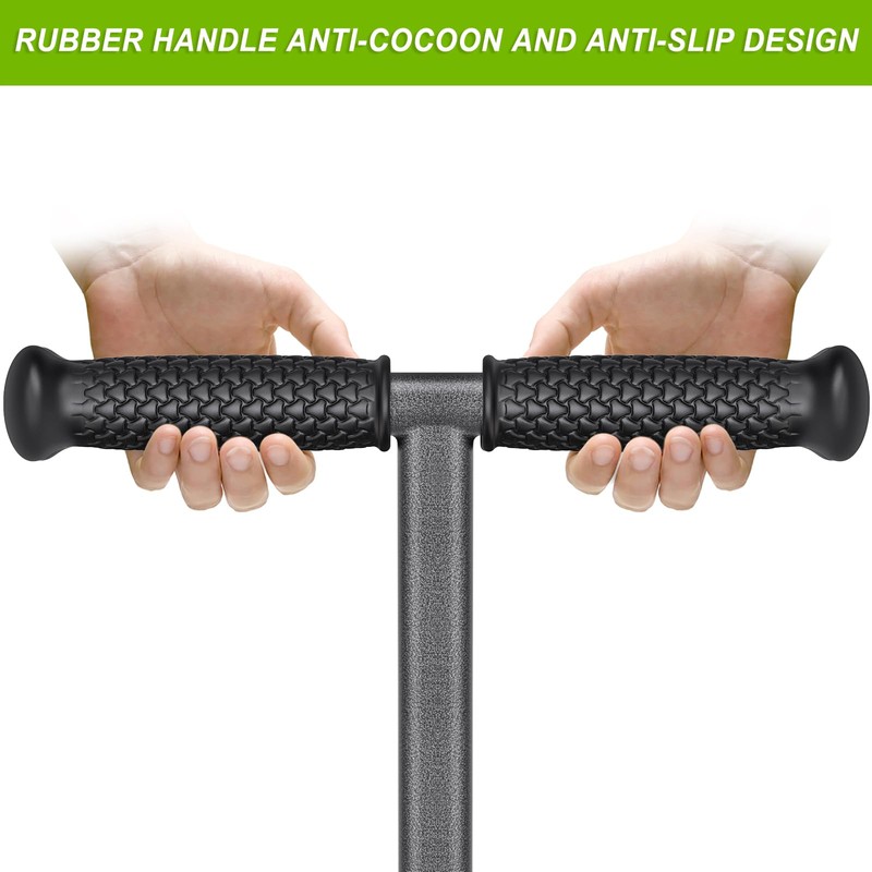 Dolibest Lawn Coring Aerator, Manual Grass Aerating Tool with Stainless