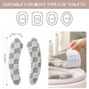 Iensen Thick and Warm Plush Toilet Seat Cover – Washable,