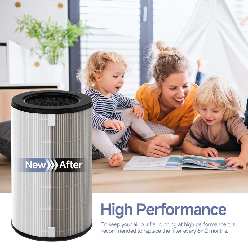 AP-T45 AP-T40FL Replacement Filter Compatible with 1461901 Homedics Total Clean