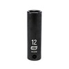 GEARWRENCH 3/8" Drive Deep Impact Metric Socket 12mm, 6 Point