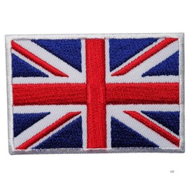 Be Buz British Union Jack Patch – United Kingdom Flag Embroidered Tactical Patch for Military Uniforms Jackets Backpacks IronOn/Sew On UK Flag Badge for Clothing