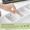 KitchenEdge Adjustable Kitchen Drawer Organizer for Utensils and Junk, Expandabl