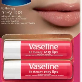 Vaselina Rosy Lips Hidratante de Labios con Color  Rosy Lips Tinted Lip Balm, 2 Pack                                                                  
