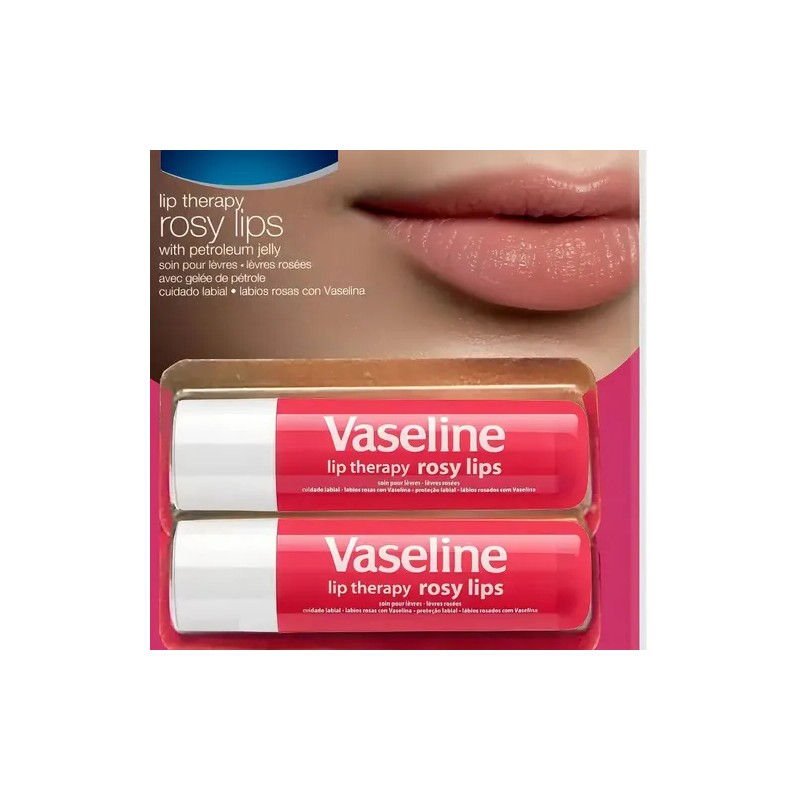 Vaselina Rosy Lips Hidratante de Labios con Color Rosy Lips