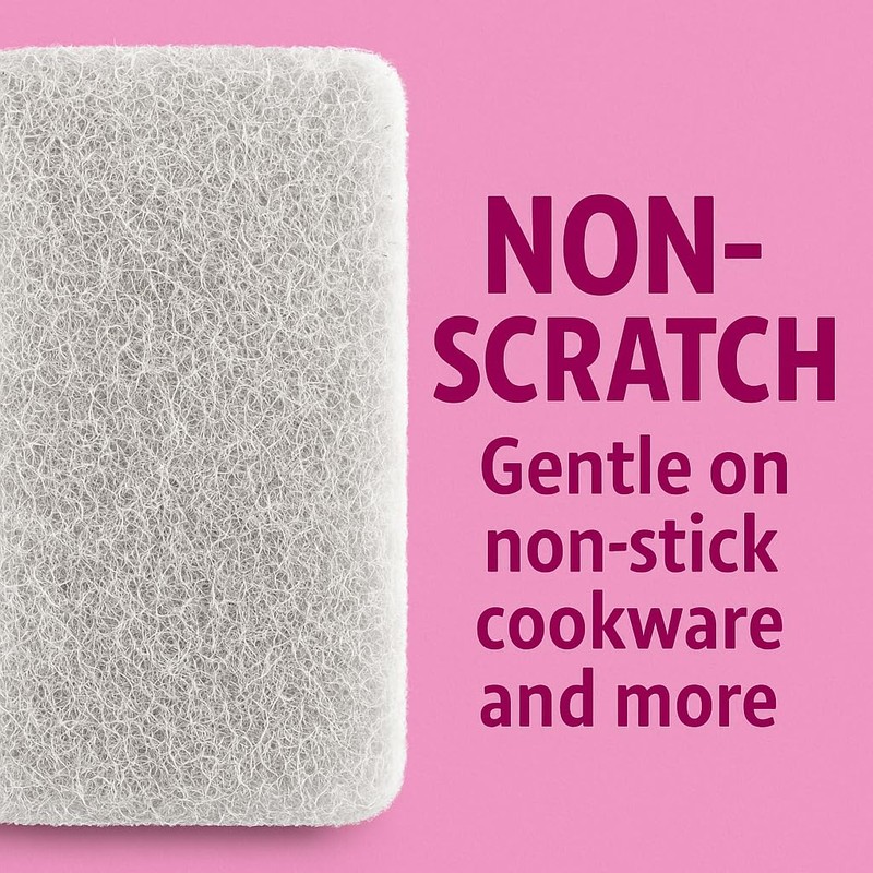Non Scratch Sponge Refill Pads – 12 Pack (3 x
