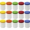 FRÜHES FORSCHEN 15 ointment cans, high, 25 ml capacity, white
