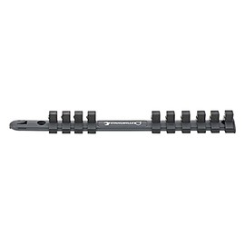 Stahlwille 12917/10 Socket Spanner Strip 3/8 Inch L Clamping Strip for Secure Fixing of 10 Nuts l for More Order and Overview in the Workshop, Silver