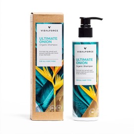 Ultimate Onion Shampoo with 22 Natural and Ecological Active Ingredients - Packed with Vitamins for Hair and Natural Essential Oils - Anti-Hair Loss Shampoo for Women