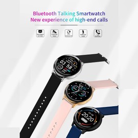 Fitness Watch for Men and Women, Ultra Thin and Colorful 24 Hour Heart Rate Monitoring Music Control Bluetooth Training Mode Multiple Stopwatch, black, Modern