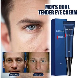 Bluemega Gel Crema de Ojos con Retinol para Hombres | Levantamiento de Ojos, Eliminación de Bolsas y Ojeras, Reafirmante, Eliminación de Líneas Finas,