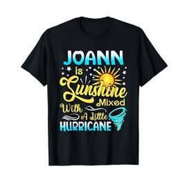 Joann First Name - Sunshine Mixed Little Hurricane T-Shirt