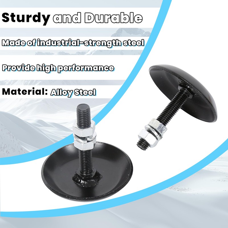 ECOTRIC Universal Snow Plow Skid Shoes Compatible with Polaris ATV