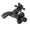 Black Retro Copper Black Wall Mount Tap Classic Water Tap