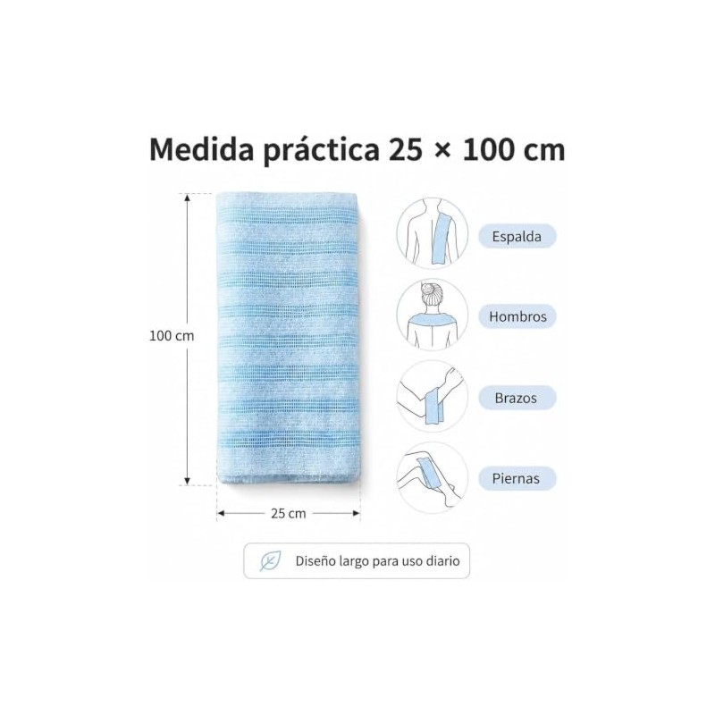 Zenbodis Toalla Japonesa, Zenbodis Toalla Exfoliante Zembodis De Baño De