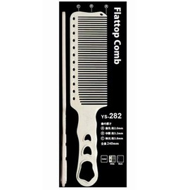 Y.S.PARK YS-282 Trimming Flat Top Comb White