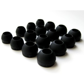 16 pcs (B-4sz) Comfort Soft Replacement Set Eartips Earbuds Eargels for JLab 3-IN-1, JBuds J3, J3M, J3MS, J4, J4M, J4MS, J5, J5M, J5MS, J6, J6M, J6MS, J.Fi, J.FiM, BOQARI Q1 Q1M Q1MS, GO BLUETOOTH, DIEGO, JBASIC, and FIT In-Ear Earphones Headsets