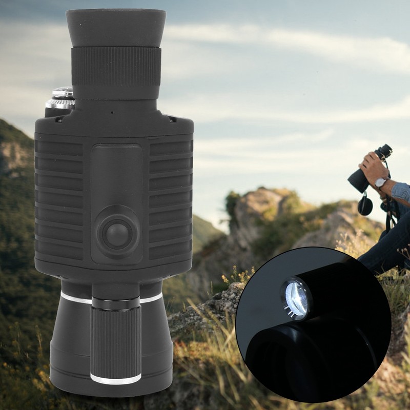 8x40 Waterproof Outdoor Handheld Monocular Telescope HD Night Vision Spyglass