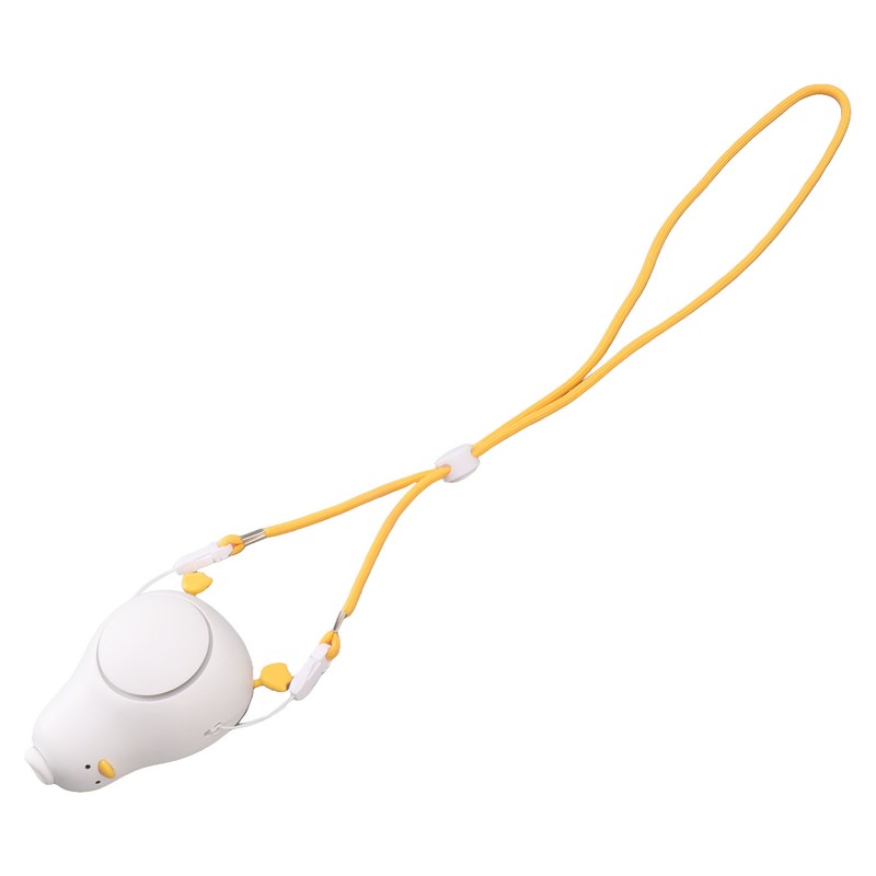 Hanging Neck Fan Adjustable Lanyard Cute Duck Cartoon Shape Hands