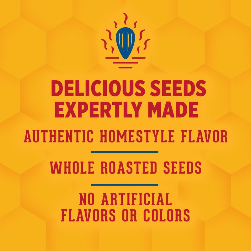 DAVID Honey Roasted Flavored Salted & Roasted Jumbo Sunflower Seeds,